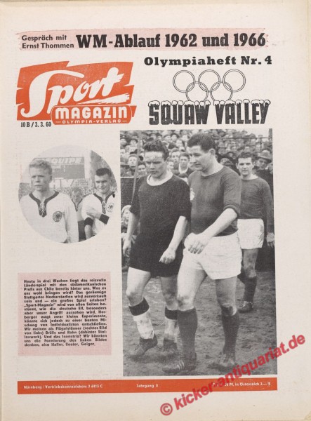 Sportmagazin Nr. 10B, 3.3.1960 bis 9.3.1960