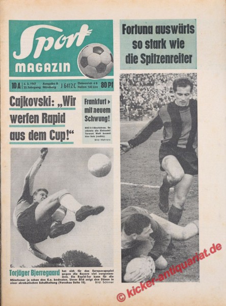 Sportmagazin Nr. 10A, 6.3.1967 bis 12.3.1967