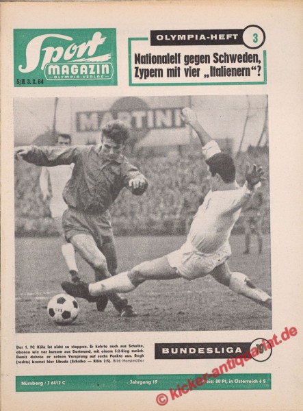 Sportmagazin Nr. 5A, 3.2.1964 bis 9.2.1964