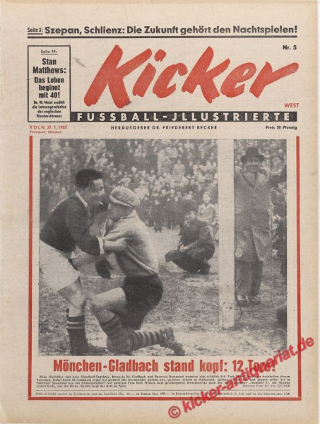 Kicker Nr. 5, 31.1.1955 bis 6.2.1955