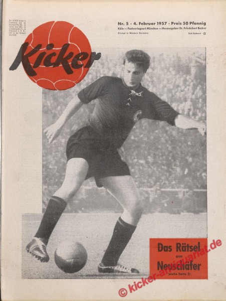 Kicker Nr. 5, 4.2.1957 bis 10.2.1957