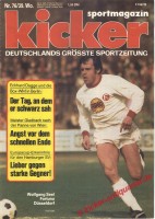 Kicker Sportmagazin Nr. 76, <br />20.9.1976 bis 26.9.1976