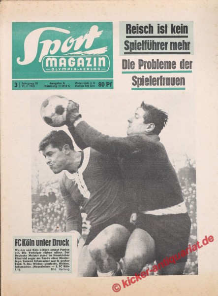 Sportmagazin Nr. 3A, 11.1.1965 bis 17.1.1965