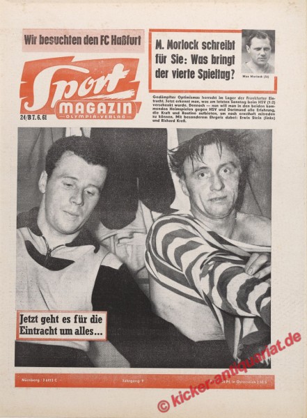 Sportmagazin Nr. 24B, 7.6.1961 bis 13.6.1961
