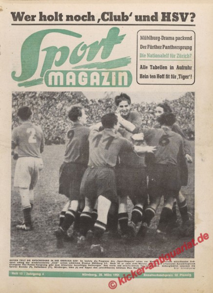 Sportmagazin Nr. 13, 28.3.1951 bis 3.4.1951