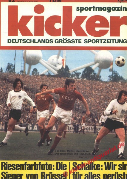 Fussball EM 1972: Die Sieger von Brüssel