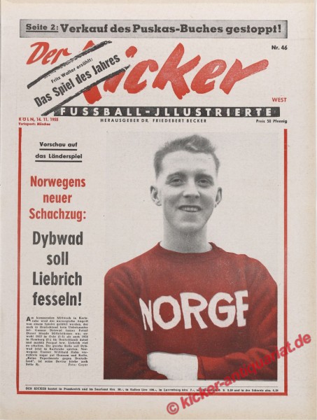 Kicker Nr. 46, 14.11.1955 bis 20.11.1955