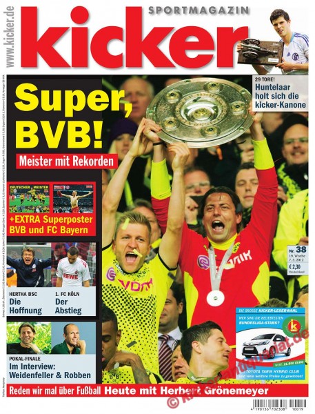 Deutscher Meister 2012 Borussia Dortmund