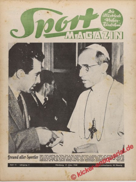 Sportmagazin Nr. 11, 17.3.1948 bis 23.3.1948