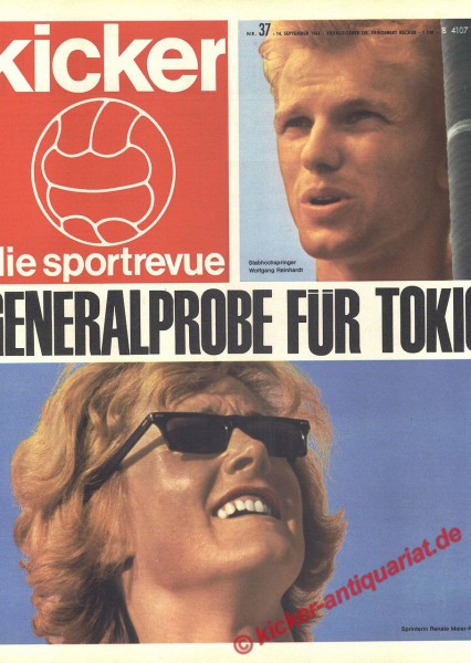 Kicker Sportrevue Nr. 37, 14.9.1964 bis 20.9.1964