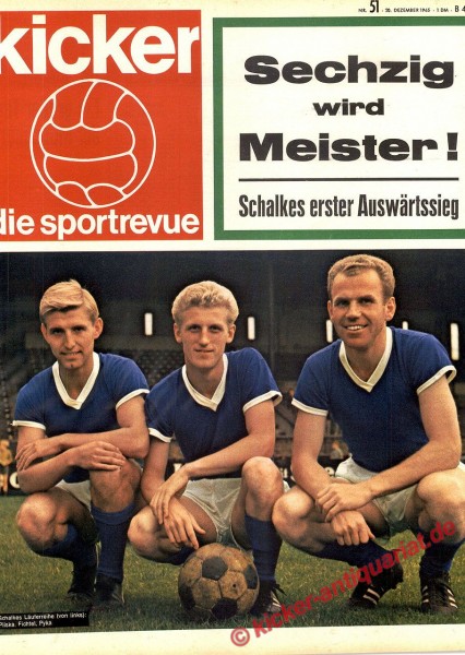 Kicker Sportrevue Nr. 51, 20.12.1965 bis 26.12.1965