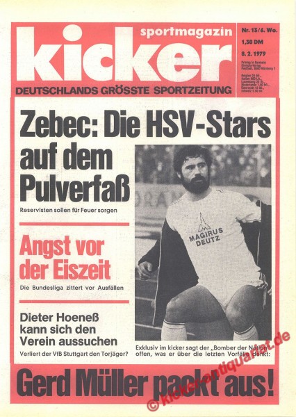 Kicker Sportmagazin Nr. 13, 8.2.1979 bis 14.2.1979