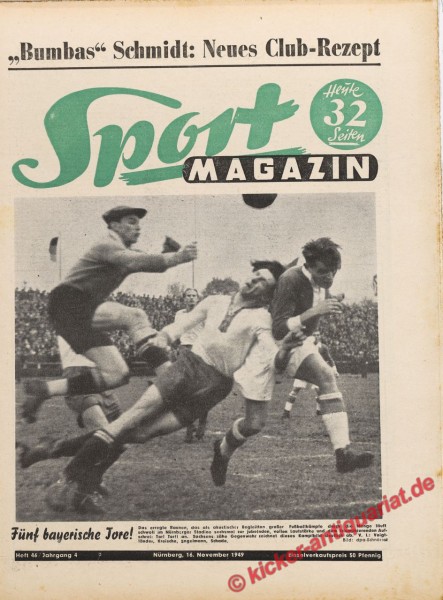 Sportmagazin Nr. 46, 16.11.1949 bis 22.11.1949
