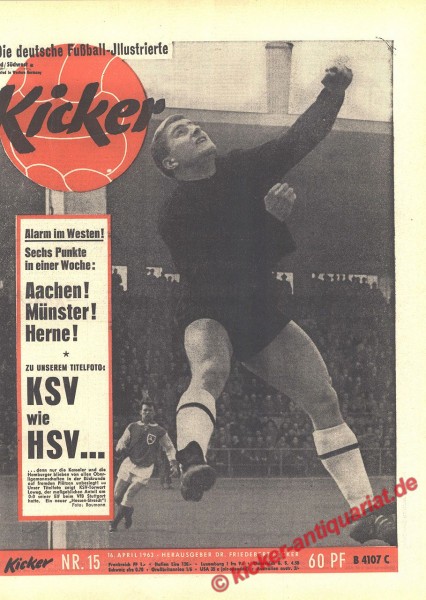 Kicker Nr. 15, 14.4.1963 bis 20.4.1963