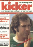 Titelbild: Franz Beckenbauer. Borussia Mönchengladbach großes Foto über zwei Seiten: Meister Team im Riesen Farbbild