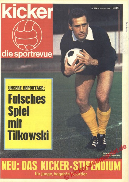 Kicker Sportrevue Nr. 26, 26.6.1967 bis 2.7.1967