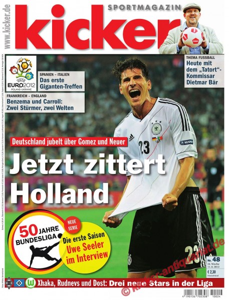 Kicker Sportmagazin Nr. 48, 11.6.2012 bis 17.6.2012
