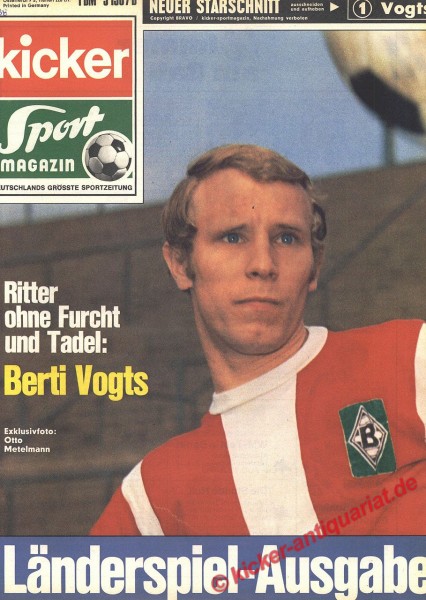 Kicker Sportmagazin Nr. 38, 11.5.1970 bis 17.5.1970