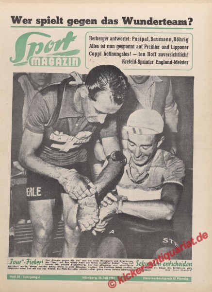 Sportmagazin Nr. 30, 25.7.1951 bis 31.7.1951