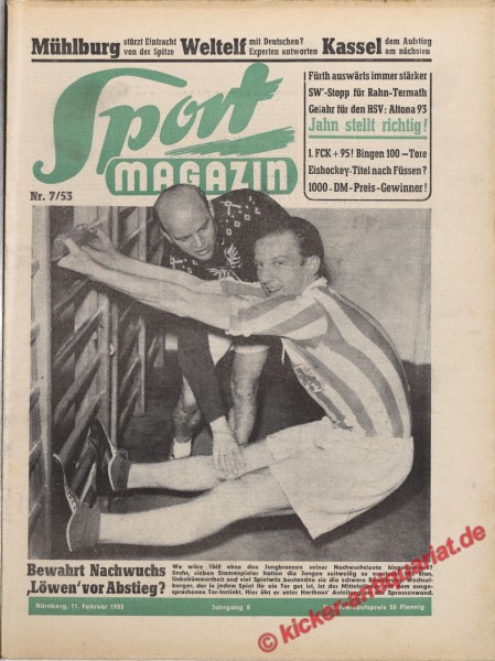Sportmagazin Nr. 7A, 11.2.1953 bis 17.2.1953