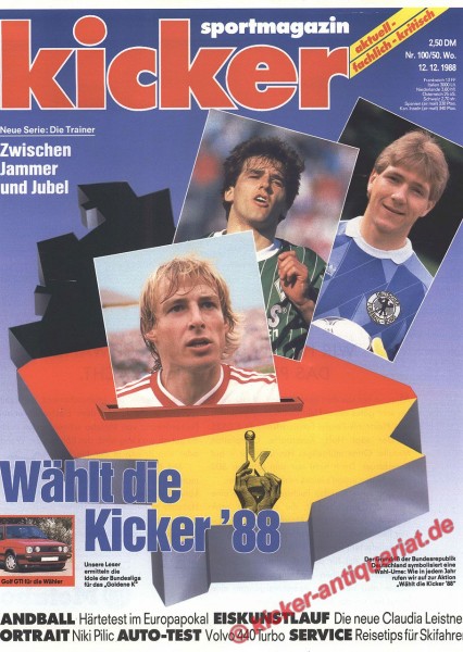 JÜRGEN KLINSMANN (VFB STUTTGART), BODO ILLGNER 