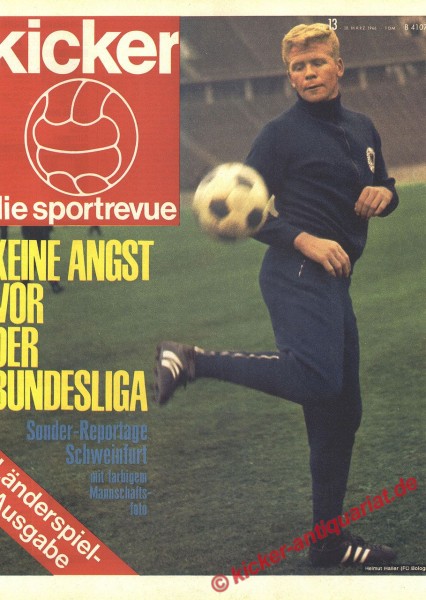 Kicker Sportrevue Nr. 13, 28.3.1966 bis 3.4.1966