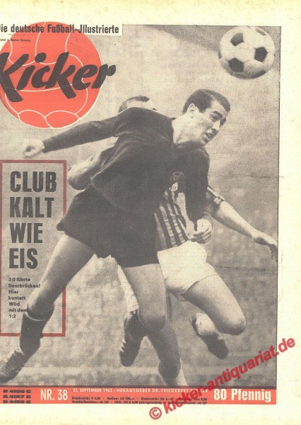 Kicker Nr. 38, 23.9.1963 bis 29.9.1963