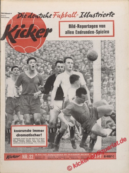 Kicker Nr. 22, 30.5.1960 bis 5.6.1960