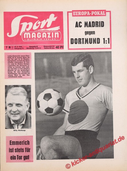 Sportmagazin Nr. 7B, 17.2.1966 bis 23.2.1966