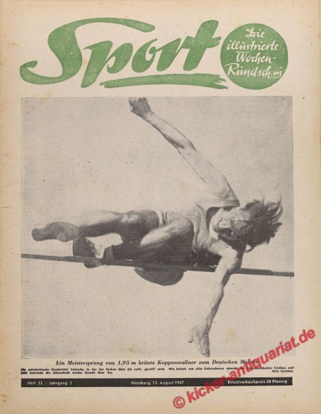 Sportmagazin Nr. 32, 13.8.1947 bis 19.8.1947