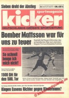 Originale Kicker Zeitung 1976 – Wochenausgabe vom 19.2.1976 bis 25.2.1976 – eine besondere Geschenkidee zum Geburtstag für Fußballfans 