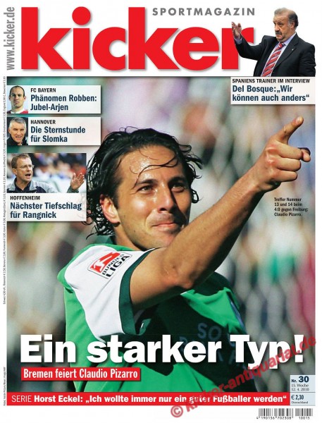 Kicker Sportmagazin Nr. 30, 12.4.2010 bis 18.4.2010