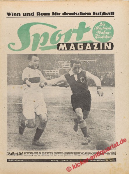 Sportmagazin Nr. 5, 2.2.1949 bis 8.2.1949
