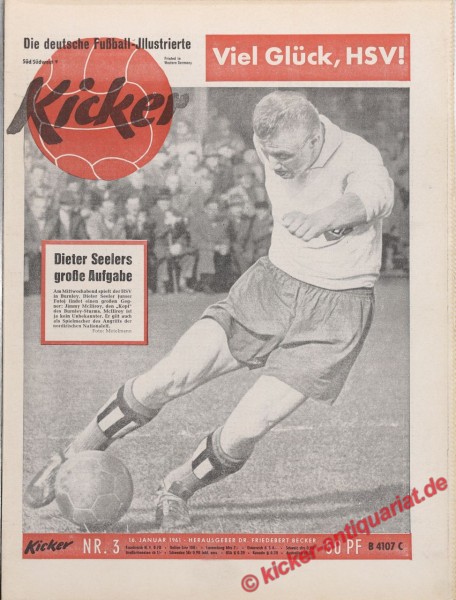 Kicker Nr. 3, 16.1.1961 bis 22.1.1961