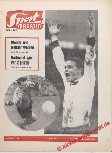 Sportmagazin Nr. 49B, 5.12.1962 bis 11.12.1962
