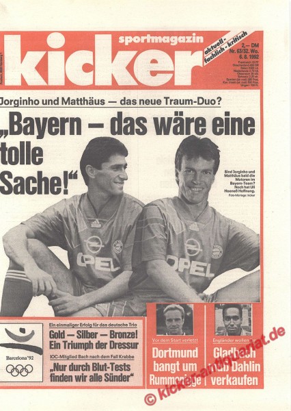 Jorginho und Matthäus (Bayern München)