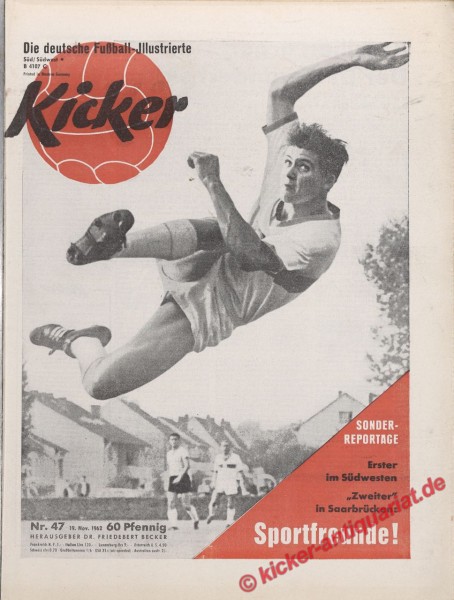Kicker Nr. 47, 19.11.1962 bis 25.11.1962