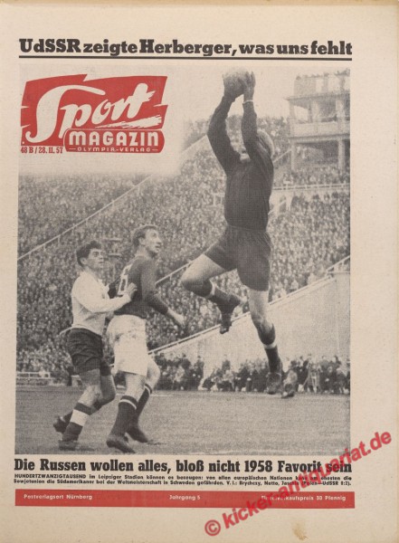 Sportmagazin Nr. 48B, 28.11.1957 bis 4.12.1957
