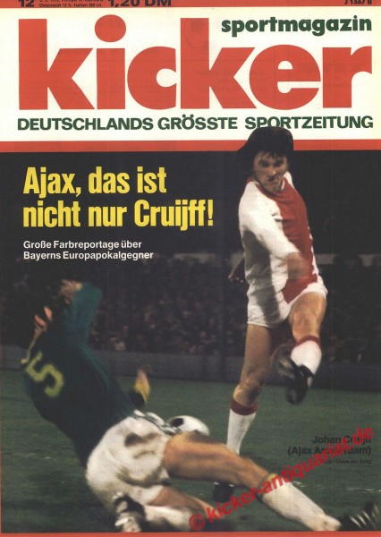 Kicker Sportmagazin Nr. 12, 5.2.1973 bis 11.2.1973