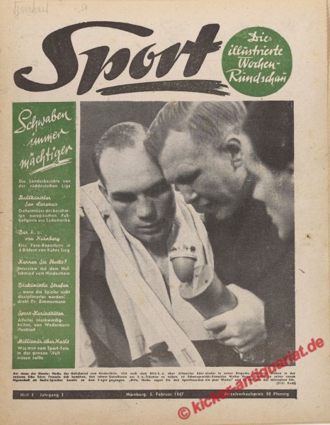 Sportmagazin Nr. 5, 5.2.1947 bis 11.2.1947
