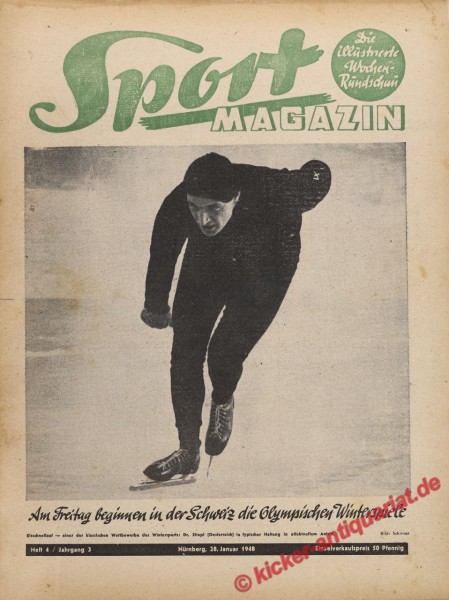 Sportmagazin Nr. 4, 28.1.1948 bis 3.2.1948