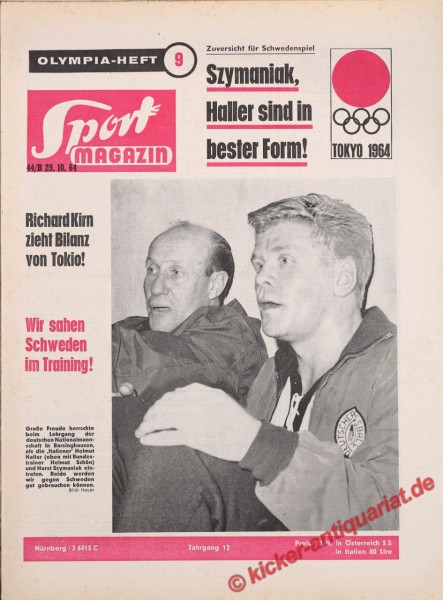 Sportmagazin Nr. 44B, 29.10.1964 bis 4.11.1964