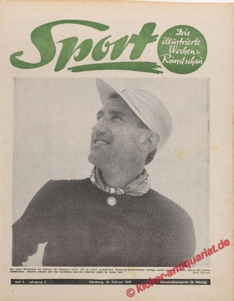Sportmagazin Nr. 8, 26.2.1947 bis 4.3.1947