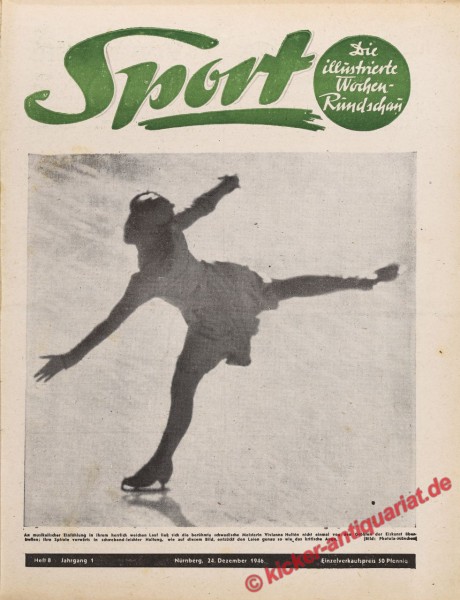 Sportmagazin Nr. 8, 24.12.1946 bis 30.12.1946