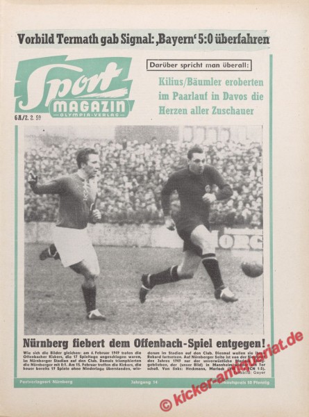 Sportmagazin Nr. 5A, 2.2.1959 bis 8.2.1959