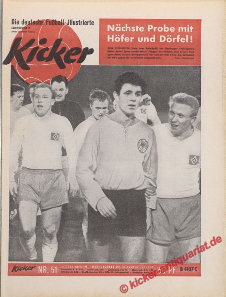 Kicker Nr. 51, 18.12.1961 bis 24.12.1961