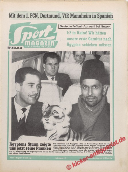 Sportmagazin Nr. 52A, 29.12.1958 bis 4.1.1959
