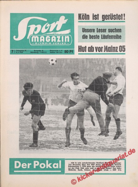 Sportmagazin Nr. 7A, 8.2.1965 bis 14.2.1965