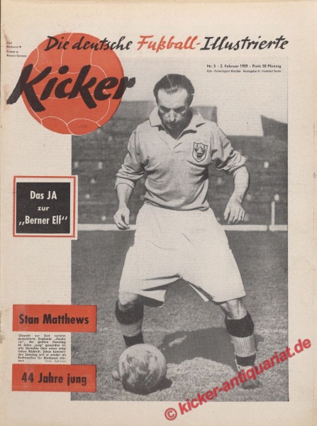 Kicker Nr. 5, 2.2.1959 bis 8.2.1959