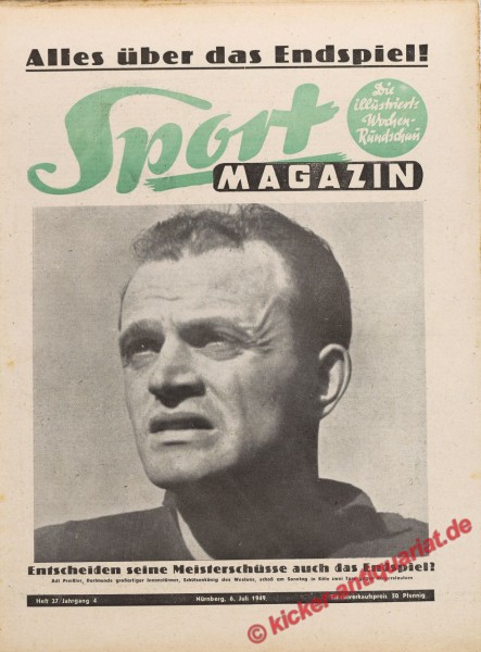 Sportmagazin Nr. 27, 6.7.1949 bis 12.7.1949